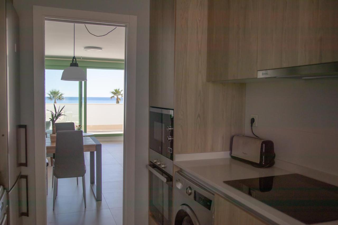 Precioso Apartamento Frente A La Playa Con Piscina Мохакар Экстерьер фото