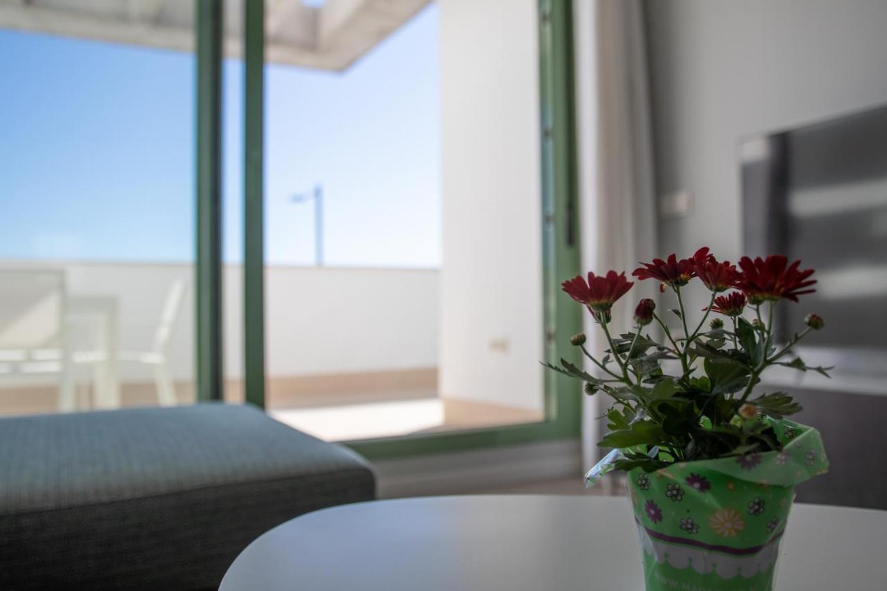 Precioso Apartamento Frente A La Playa Con Piscina Мохакар Экстерьер фото