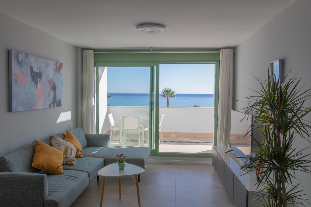Precioso Apartamento Frente A La Playa Con Piscina Мохакар Экстерьер фото