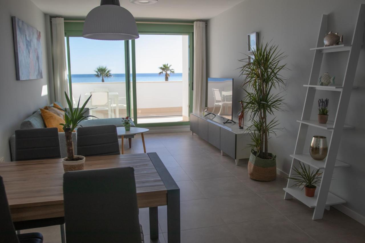 Precioso Apartamento Frente A La Playa Con Piscina Мохакар Экстерьер фото