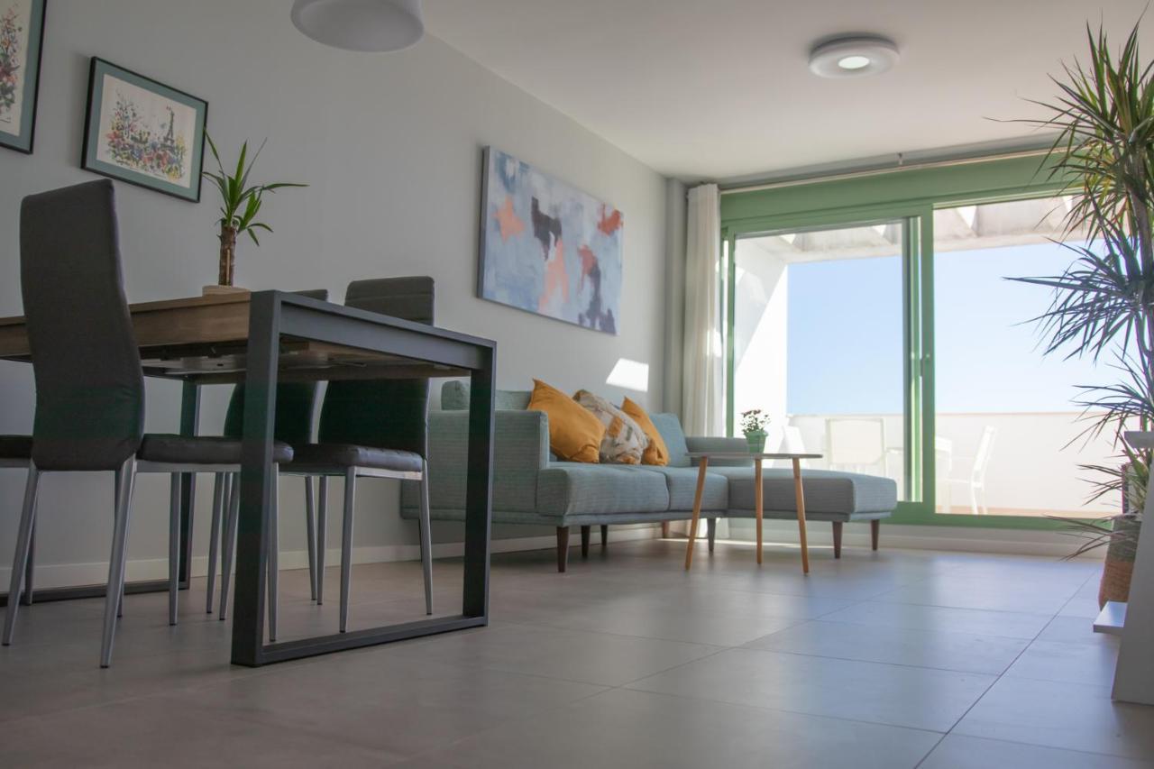 Precioso Apartamento Frente A La Playa Con Piscina Мохакар Экстерьер фото