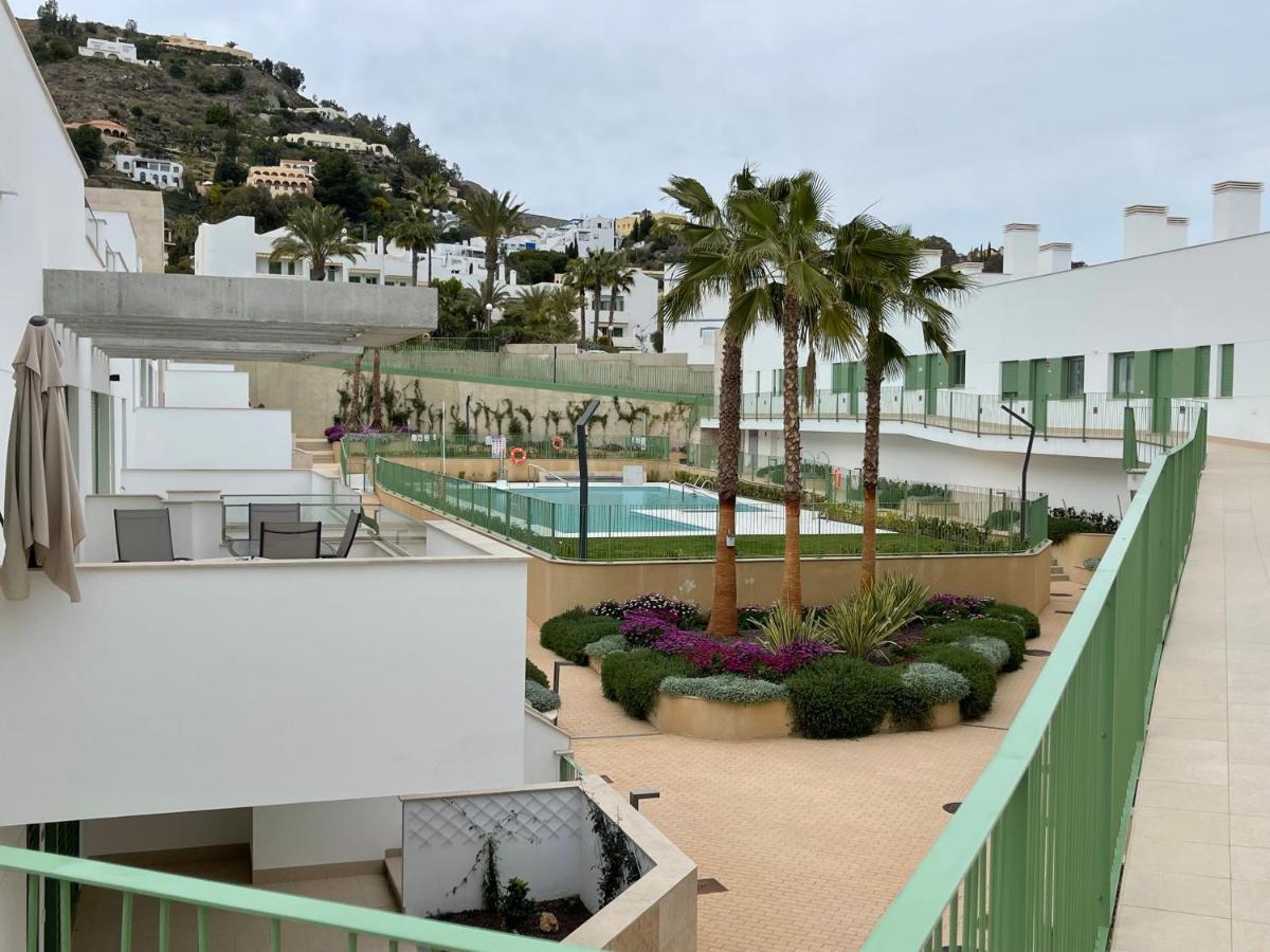 Precioso Apartamento Frente A La Playa Con Piscina Мохакар Экстерьер фото